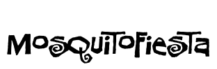 MosquitoFiesta Font Image