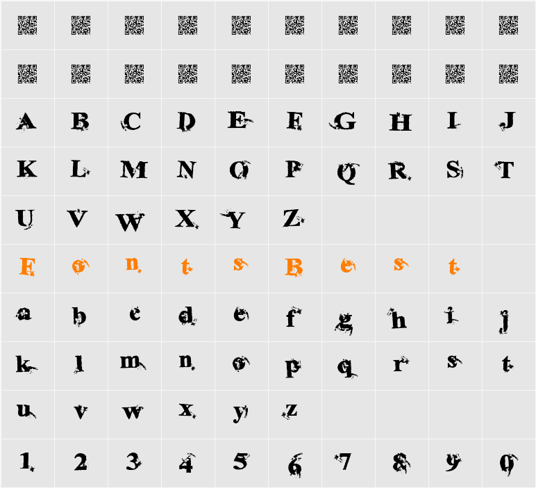 InkSpecial Character Map