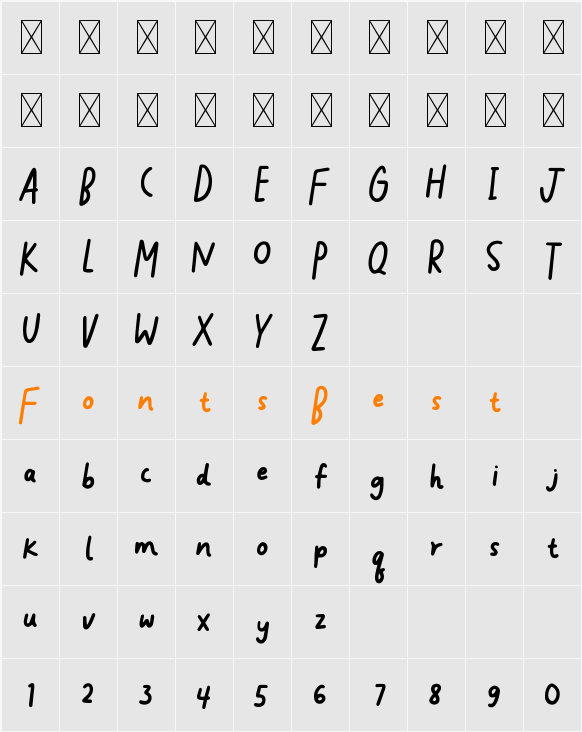 Both Ways Character Map