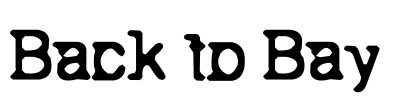 Back to Bay 6 Font Image