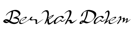 Berkah Dalem Font Image