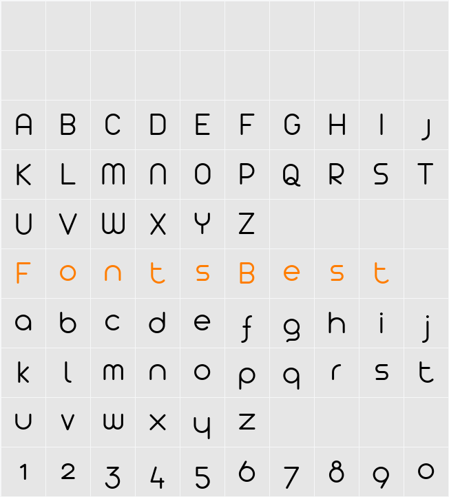 Arista 2.0 Light Character Map