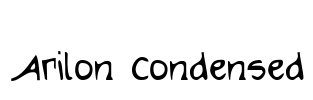 Arilon Condensed Font Image