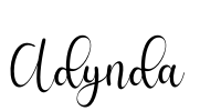 Adynda Font Image