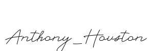 Anthony_Houston Font Image