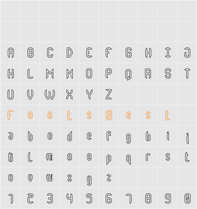Monster oF South Hollow St Character Map