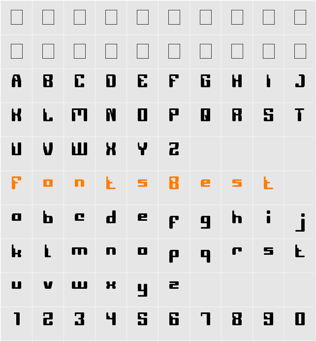 COMPUTER Robot Character Map