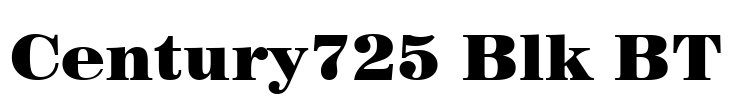 Century725 Blk BT