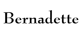 Bernadette Font Image