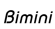 Bimini Font Image