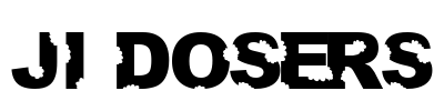 JI-Dosers Font Image