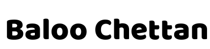Baloo Chettan Font Image