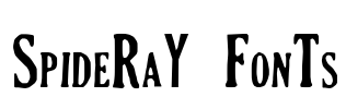 SpideRaY FonTs