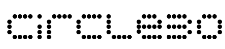 Circle30 Font Image