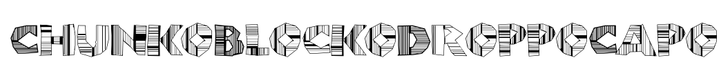 ChunkoBlockoDroppoCapo Font Image