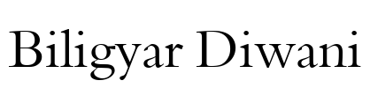 Biligyar Diwani Font Image