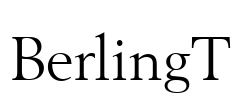 BerlingT Font Image
