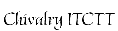 Chivalry ITCTT Font Image