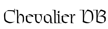 Chevalier DB Font Image