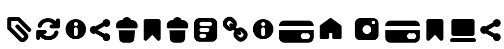 Aristotelica Icons Font Image