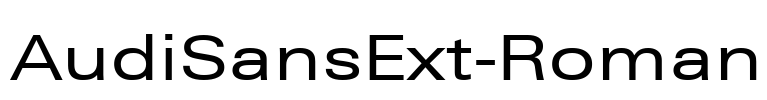 AudiSansExt-Roman Font Image