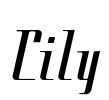 Cily Font Image