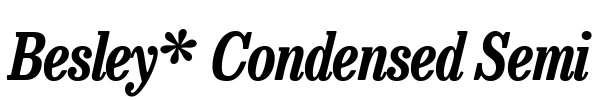 Besley* Condensed Semi