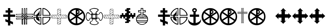 Christian Crosses III Font Image