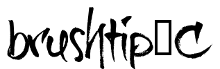 brushtip-C Font Image