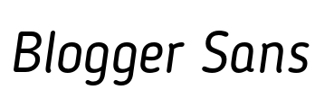 Blogger Sans Font Image