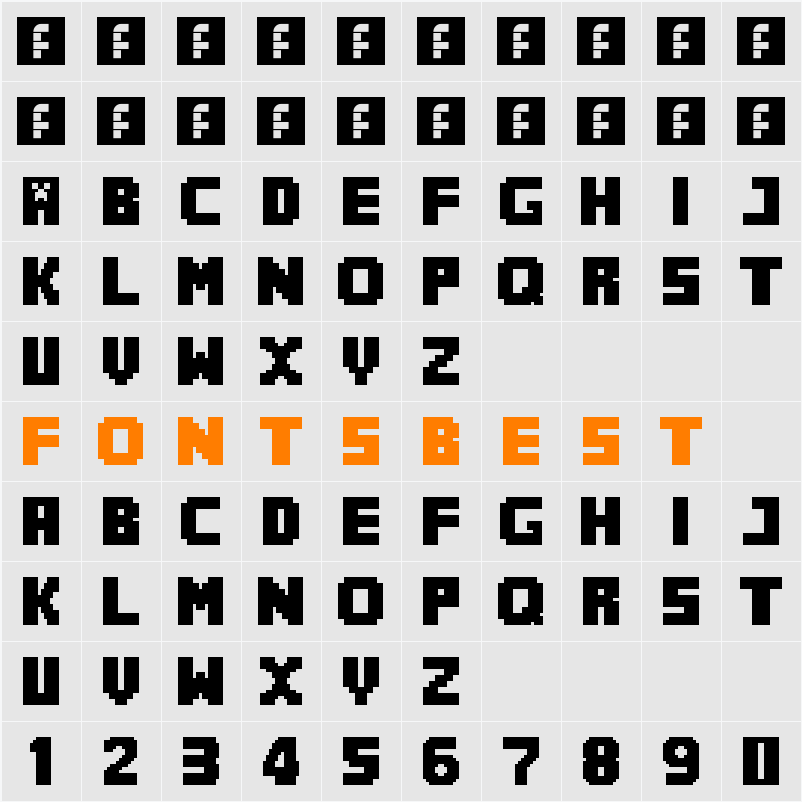 MineCrafter 2.0 Character Map