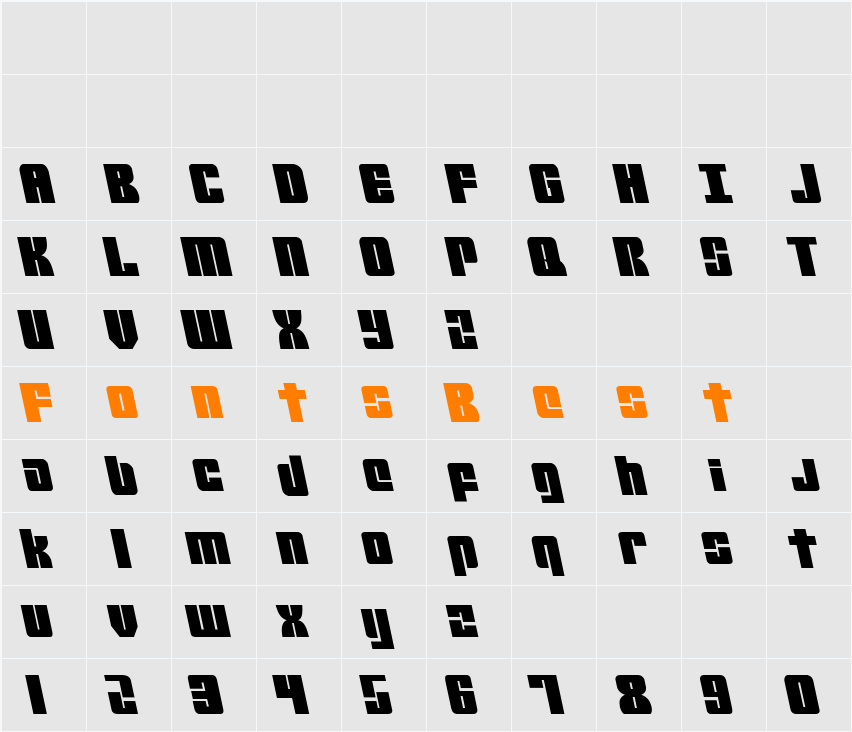 Mobile Infantry Leftalic Character Map