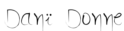 Danï Donne Font Image