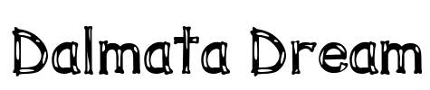 Dalmata Dream Font Image