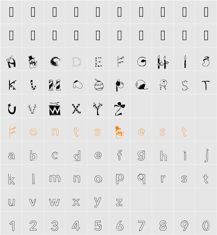ChristmasgocDani Character Map