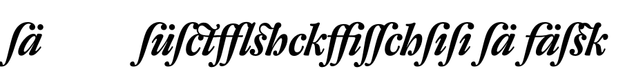 DTL Fleischmann D Alt Font Image