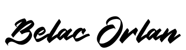 Belac Orlan Font Image