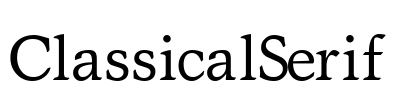 ClassicalSerif