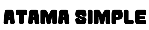 Atama Simple Font Image