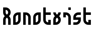 Monotwist Font Image