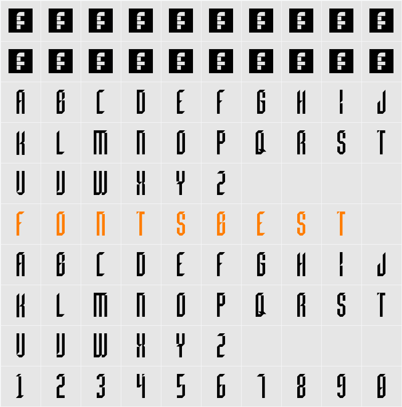 Beheaded Character Map