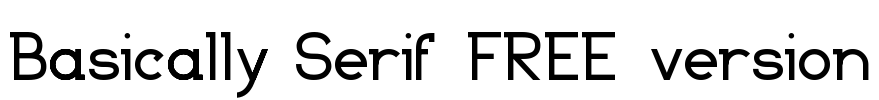 Basically Serif_FREE-version
