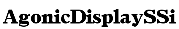 AgonicDisplaySSi