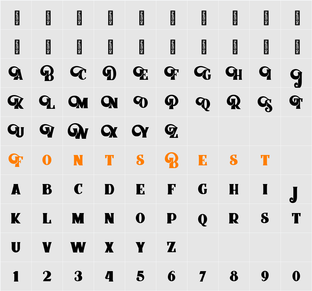 Braton Composer Character Map