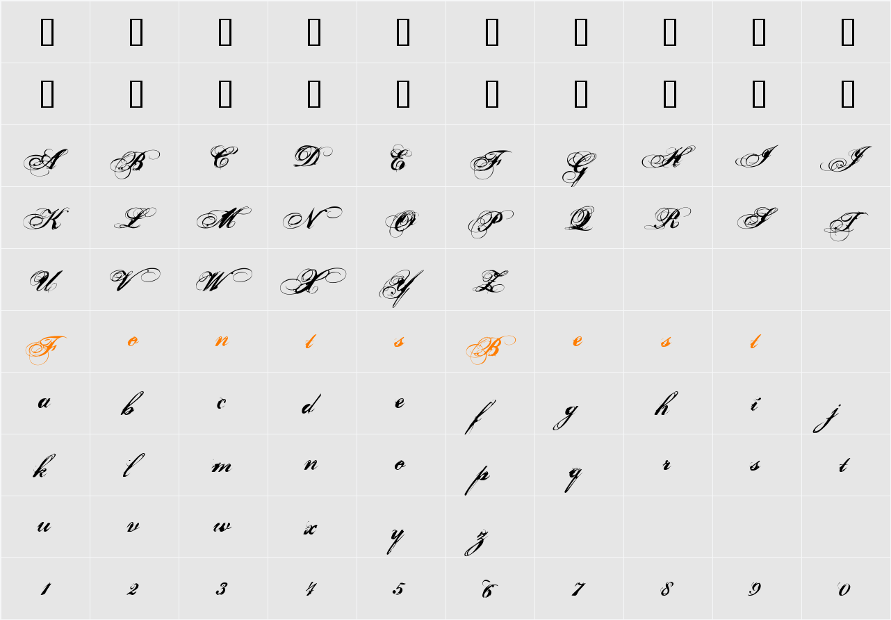 Nars 3 Character Map