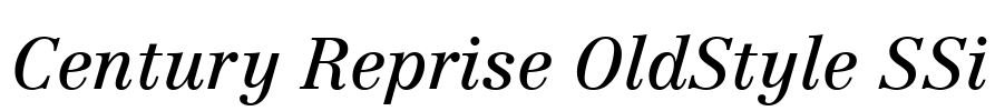 Century Reprise OldStyle SSi