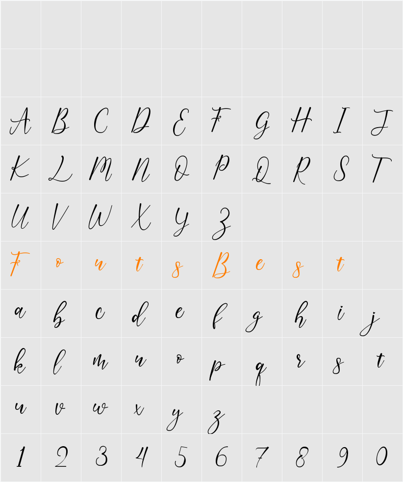 asmirandah Character Map