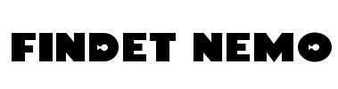 Findet Nemo Font Image