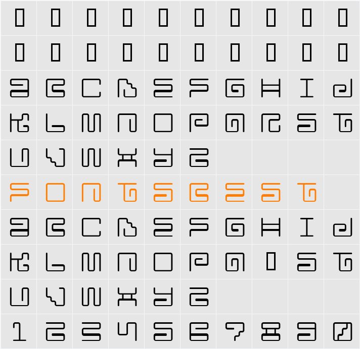 Iron Lounge Character Map