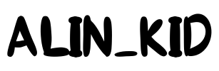 ALIN_KID Font Image